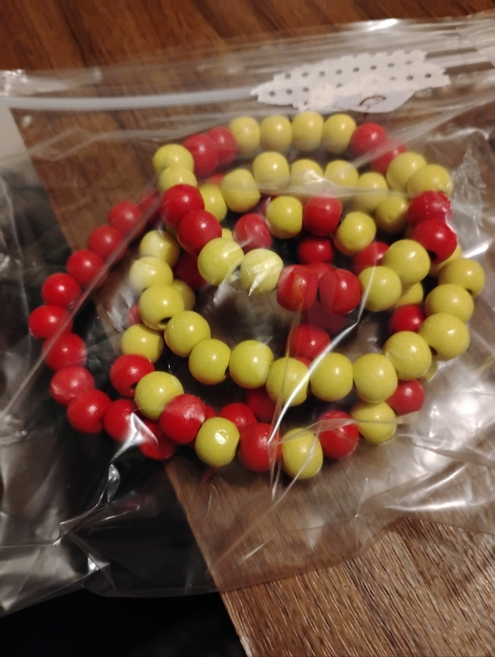 Beaded Wooden Bracelet